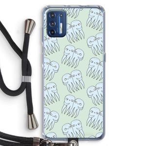 Octopussen: Motorola Moto G9 Plus Transparant Hoesje met koord