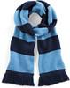 Beechfield CB479 Stadium Scarf - French Navy/Sky Blue - One Size