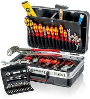 Knipex gereedschapsassortiment | 52-delig | in hardschalenkoffer | voor sanitairinstallateurs | 1 stuk - 00 21 21 hk s