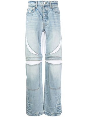 AMIRI jean MX-3 à coupe droite - Bleu