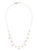 Suzanne Kalan collier Dangle en or rose 18ct serti de saphirs et de diamants - thumbnail