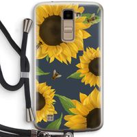 Sunflower and bees: LG K10 (2016) Transparant Hoesje met koord