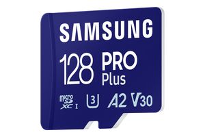 Samsung PRO Plus 128GB (2023) microSDXC + SD Adapter Micro SD-kaart Blauw
