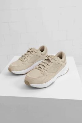Under Armour Edge Suede Sneakers Heren Beige - Maat 42.5 - Kleur: Beige | Soccerfanshop