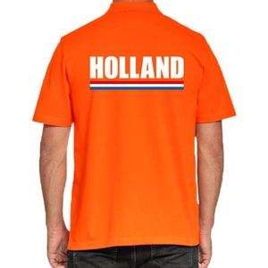 Holland polo t-shirt oranje Kingsday voor heren 2XL  -