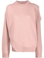 Stella McCartney pull en cachemire à une épaule - Rose