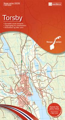 Wandelkaart - Topografische kaart 10036 Norge Serien Torsby | Nordeca