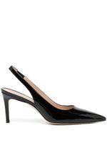 Stuart Weitzman 70mm slingback patent leather pumps - Noir