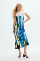 Gecombineerde jurk - BLUE - XL