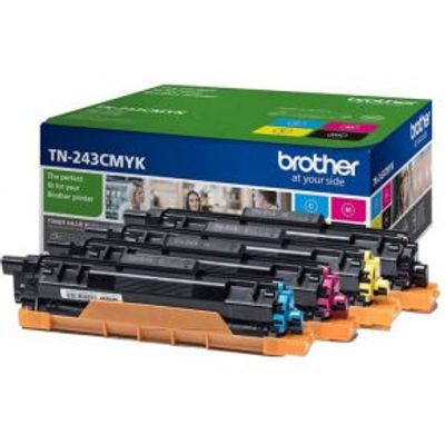Brother TN-243CMYK tonercartridge Original Zwart, Cyaan, Magenta, Geel 1 stuk(s)