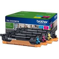Brother TN-243CMYK tonercartridge Original Zwart, Cyaan, Magenta, Geel 1 stuk(s)