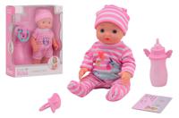 Baby Rose drink en plas pop 17 cm, 2 assorti - thumbnail