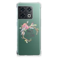 OnePlus 10 Pro Stevig Bumper Hoesje Boho Text