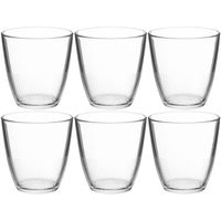 Set van 6x stuks water/sap glazen Claudi 250 ml van glas - Drinkglazen - thumbnail