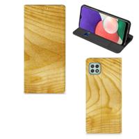 Samsung Galaxy A22 5G Book | Wallet Case | Licht Hout