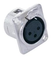 NEUTRIK XLR Mounting Socket 3-pin NC3FDL-1