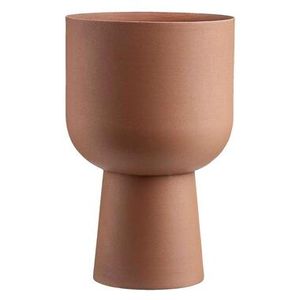 Bloempot Nick - terracotta metaal - 26x16,5 cm - Leen Bakker