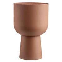 Bloempot Nick - terracotta metaal - 26x16,5 cm - Leen Bakker