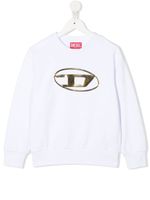 Diesel Kids sweat à logo imprimé - Blanc