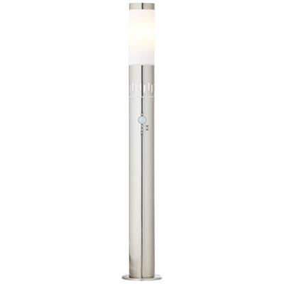Brilliant RVS tuinlampLeigh 80cm met bewegingssensor - 96413/82