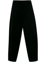 Comme des Garçons Homme Plus silk panel cropped trousers - Noir Comme des Garçons Homme Plus silk panel cropped trousers - Noir