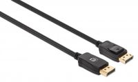 Manhattan 353618 DisplayPort-kabel DisplayPort Aansluitkabel DisplayPort-stekker, DisplayPort-stekker 2.00 m Zwart 8K UHD - thumbnail