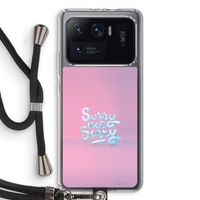 Sorry not sorry: Xiaomi Mi 11 Ultra Transparant Hoesje met koord