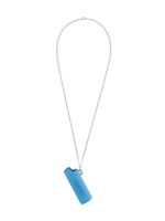 AMBUSH collier à pendentif d'étui à briquet - Bleu