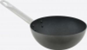 Point-Virgule wok uit carbonstaal met Excalibur antikleeflaag Ã¸ 20cm