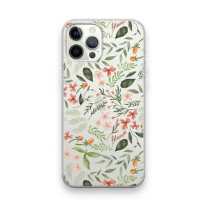 Sweet little flowers: iPhone 12 Pro Max Transparant Hoesje