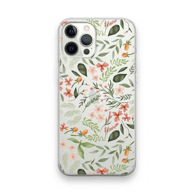 Sweet little flowers: iPhone 12 Pro Max Transparant Hoesje