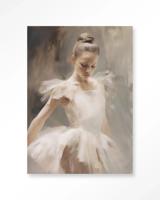 Posing Ballerina - Moderne Wanddecoratie | Artprint, Glass Art & Wandkleed