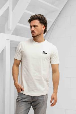 Off The Pitch Ornament Slim Fit T-Shirt Heren Gebroken Wit - Maat XL - Kleur: Gebroken Wit | Soccerfanshop