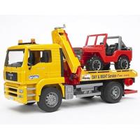 Bruder MAN TGA sleepdienst met Jeep