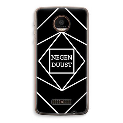 Negenduust geometrisch: Motorola Moto Z Force Transparant Hoesje