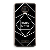 Negenduust geometrisch: Motorola Moto Z Force Transparant Hoesje