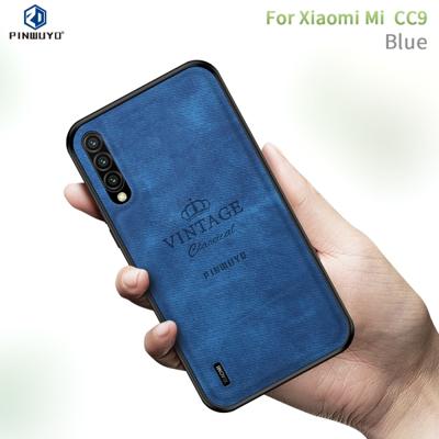 PINWUYO schokbestendige waterdichte volledige dekking PC + TPU + huid beschermende case voor Xiaomi mi CC9/CC9 Mito Custom Edition (blauw)