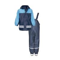 Playshoes regenpak 2-delig Marine Blauw-116