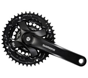 Shimano Crankstel Tourney FC-TY501 42-34-24 175mm zwart