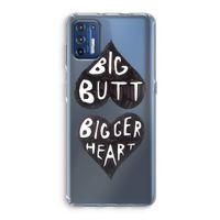 Big butt bigger heart: Motorola Moto G9 Plus Transparant Hoesje