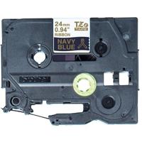 Labeltape brother ptouch tzern54 24mm marineblauw