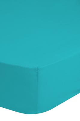 Good Morning Hoeslaken, Aqua - (200x200/220 cm) - Katoen Jersey
