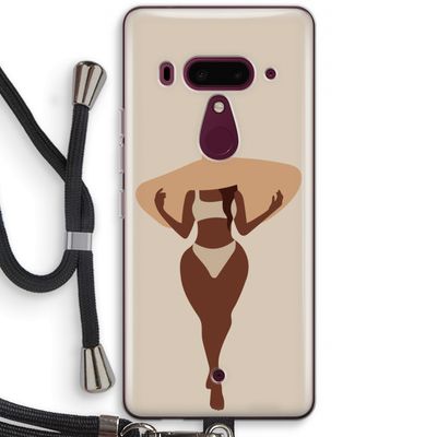 Let's get salty: HTC U12+ Transparant Hoesje met koord