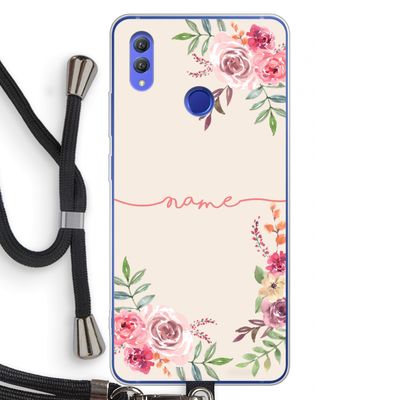 Rozen: Honor Note 10 Transparant Hoesje met koord