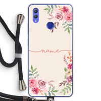 Rozen: Honor Note 10 Transparant Hoesje met koord