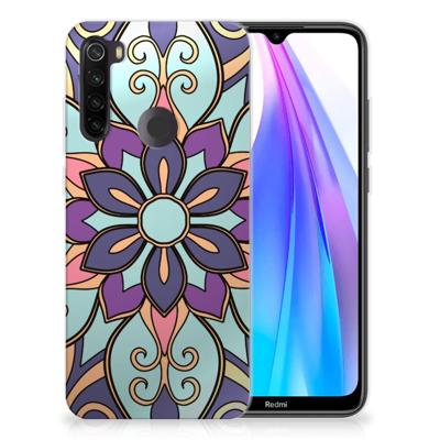 Xiaomi Redmi Note 8T | TPU Case | Purple Flower