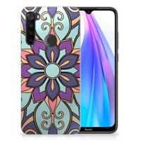 Xiaomi Redmi Note 8T | TPU Case | Purple Flower