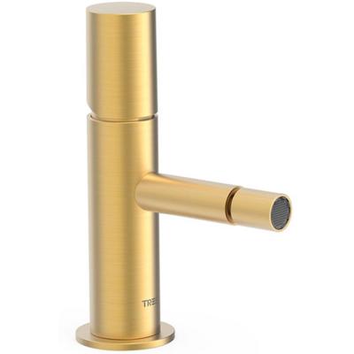 Bidetkraan Tres Study | Opbouw | Mengkraan | 1-knop | Rond | 24k Goud mat