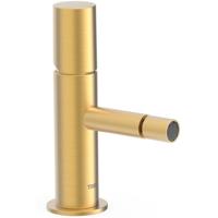 Bidetkraan Tres Study | Opbouw | Mengkraan | 1-knop | Rond | 24k Goud mat