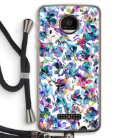 Hibiscus Flowers: Motorola Moto Z Force Transparant Hoesje met koord